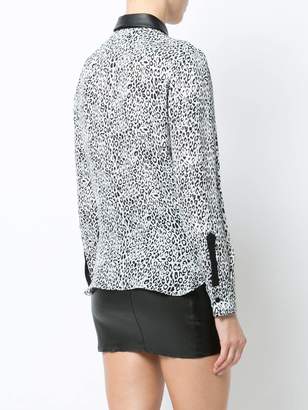 Amiri leopard print shirt