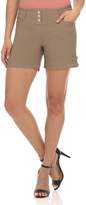 Thumbnail for your product : Rekucci Women's Ease Into Comfort Stretchable Pull-On 5" Slimming Tab Short