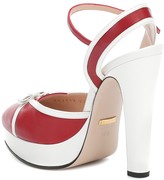 Thumbnail for your product : Gucci Leather platform pumps