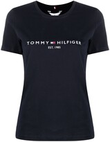 Thumbnail for your product : Tommy Hilfiger logo-embroidered crew-neck T-shirt