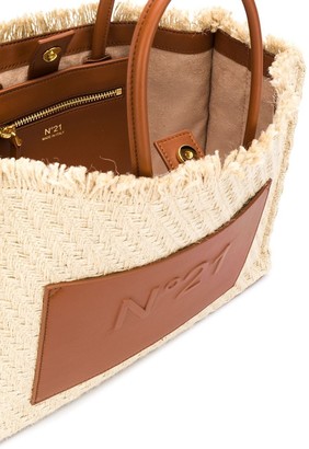 No.21 Woven Effect Tote Bag - ShopStyle