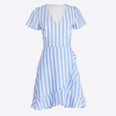 Thumbnail for your product : J.Crew J.Crew Striped faux-wrap dress