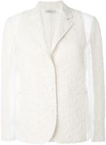 Thumbnail for your product : Nina Ricci panelled tweed blazer - women - Silk/Cotton/Polyamide - 40