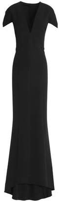 Safiyaa Fluted Crepe Gown