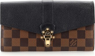 Louis Vuitton Clapton Wallet Damier and Leather - ShopStyle
