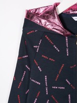 Thumbnail for your product : The Marc Jacobs Kids All-Over Logo Zip-Up Hoodie