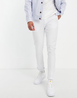 white skinny chinos mens