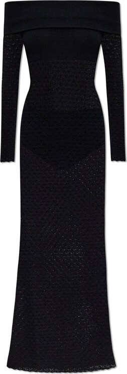 POSSE Off-Shoulder Knit Maxi Dress
