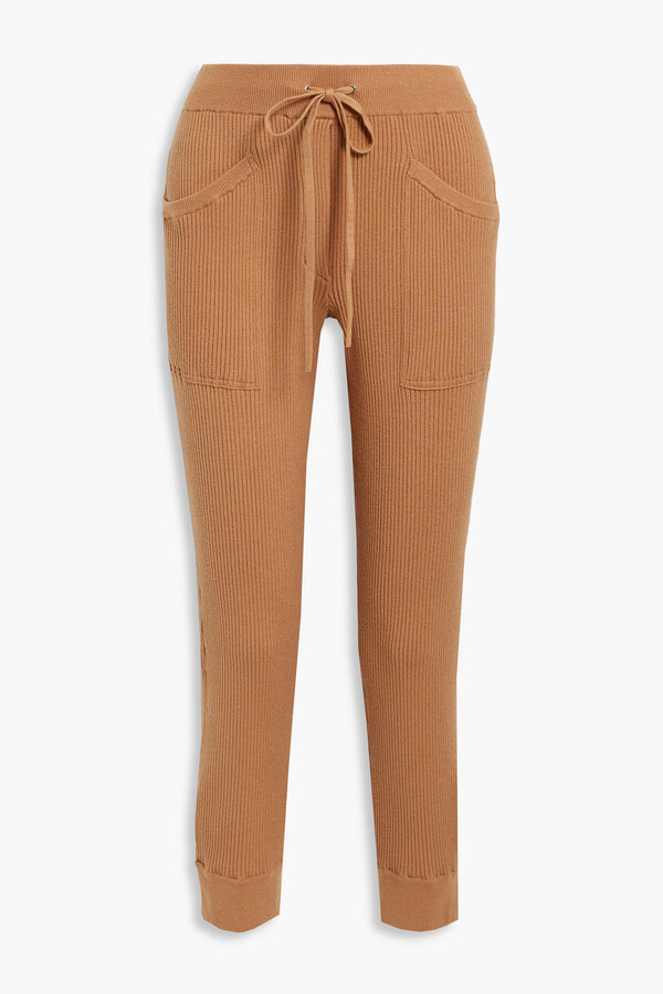 SIMKHAI Ribbedknit track pants ShopStyle