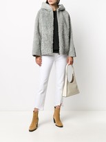 Thumbnail for your product : Fabiana Filippi Textured Hooded Jacket