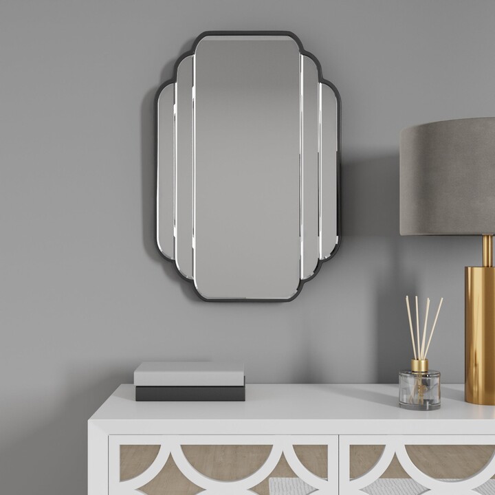 Dunelm Equatorial Wall Mirror Black ShopStyle
