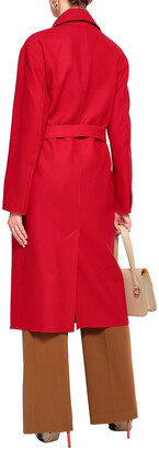 Amanda Wakeley Belted Wool-blend Felt Coat
