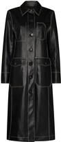 Thumbnail for your product : LVIR Contrast-Stitch Buttoned Coat