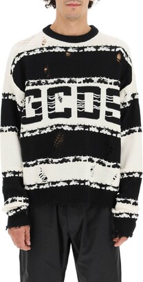 GCDS Distressed Sweater