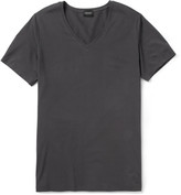 Thumbnail for your product : Hanro Cotton-Blend V-Neck T-Shirt