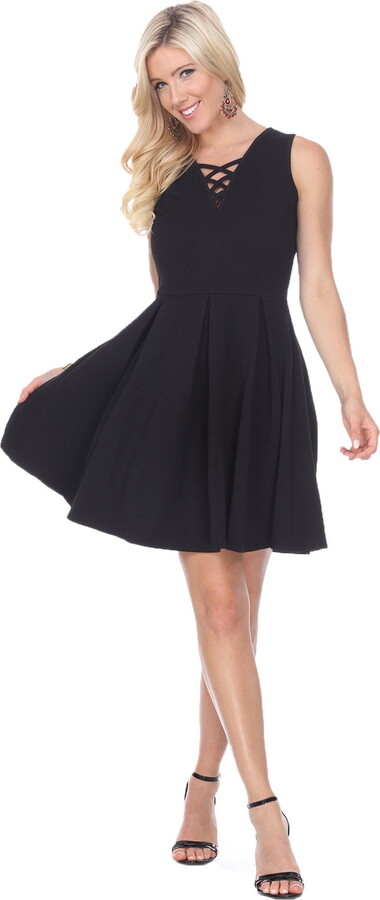 White Mark Fashion White Mark Women’s Shay Fit & Flare Dress