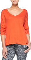 Thumbnail for your product : Splendid Long-Sleeve Tee W/ Chest Pocket