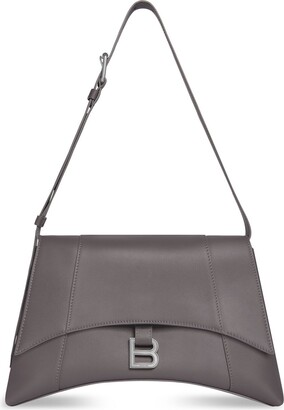 Balenciaga Medium Crush Shoulder Bag Charcoal Bag, Crossbody Bag