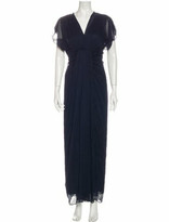 Thumbnail for your product : Diane von Furstenberg Silk Long Dress Blue
