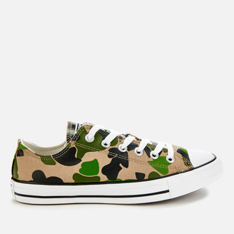 mens green converse trainers