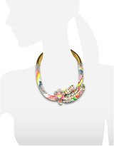 Thumbnail for your product : Shourouk Aigrette Rainbow Necklace