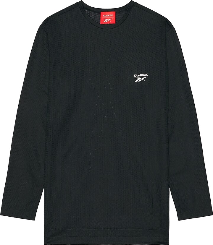Reebok X Kanghyuk Stitched Logo Tee in Black