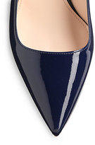 Thumbnail for your product : Prada Patent Leather Point-Toe Pumps