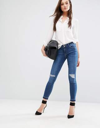 DL1961 Margaux Skinny Jean With Ripped Knees