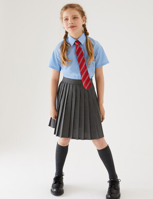 Girls Black Pleated School Skirt | Shop the world’s largest collection ...