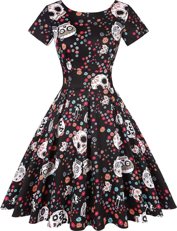 cheap skull dresses