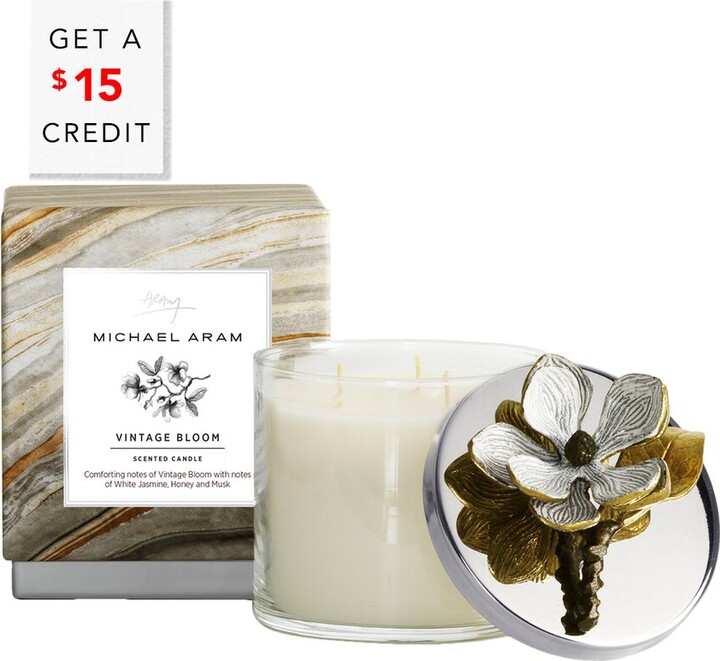 Michael Aram Vintage Bloom Candle With $15 Credit