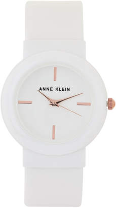 Anne Klein AK2834 Rose Gold-Tone & White Watch