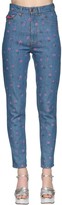 Thumbnail for your product : MARC JACOBS, THE High Waist Printed Denim Straight Jeans