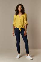 Thumbnail for your product : Wallis PETITE Ochre Tie Front Shirt