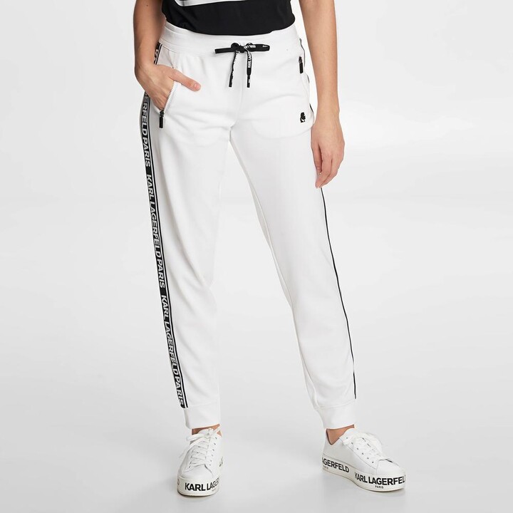 Karl Lagerfeld Paris Side Logo Tape Joggers - ShopStyle Activewear