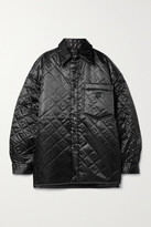 Thumbnail for your product : Acne Studios Quilted Padded Satin Jacket - Black
