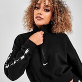 Thumbnail for your product : Nike Women's Sportswear Essential Tape Half-Zip Fleece Crop Sweatshirt
