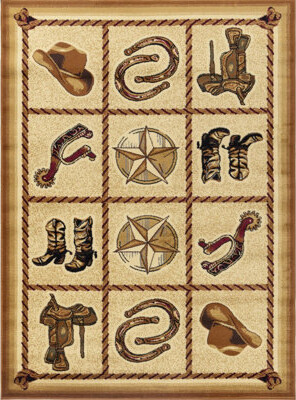 Foundry Select Tribes GC_YLS4010 Beige 5 ft. 3 in. x 7 ft. 3 in. Southwest Area Rug