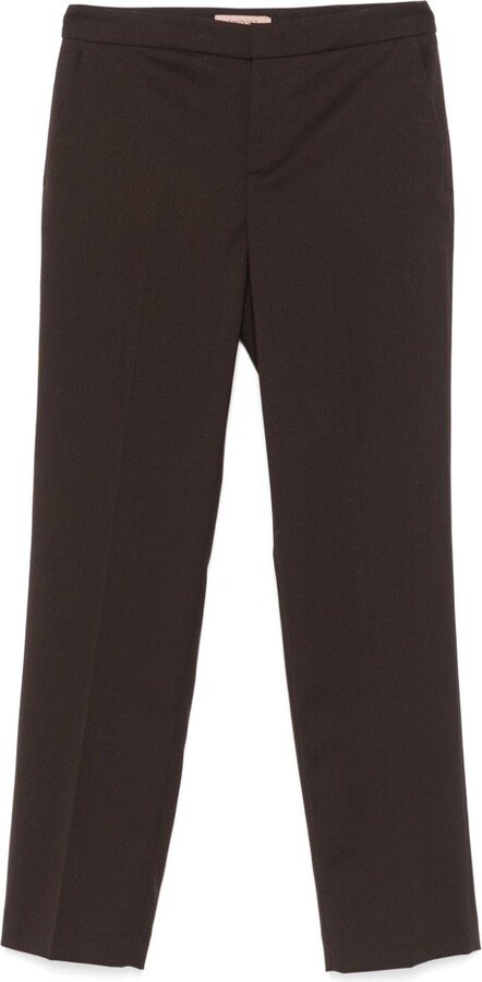 Twin-Set Trousers Coffee/Chocolate