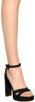 Thumbnail for your product : Gianvito Rossi 120mm Suede Platform Sandals