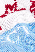 Thumbnail for your product : Perfect Moment Pompom-embellished Intarsia Merino Wool-blend Beanie - White