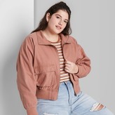 Thumbnail for your product : Wild Fable Women's Zip Front Utility Jacket - Wild FableTM
