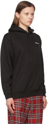 Manors Golf Black Cotton & Polyester Hoodie