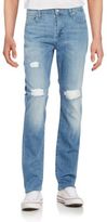 Thumbnail for your product : 7 For All Mankind Standard Distressed Straight-Leg Jeans