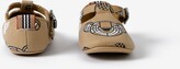 Thumbnail for your product : Burberry Childrens Thomas Bear Print Cotton Gabardine Shoes Size: 0