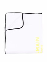 Thumbnail for your product : Balmain Kids Logo-Print Blanket