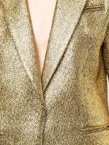 Thumbnail for your product : Milly metallic single-breasted blazer
