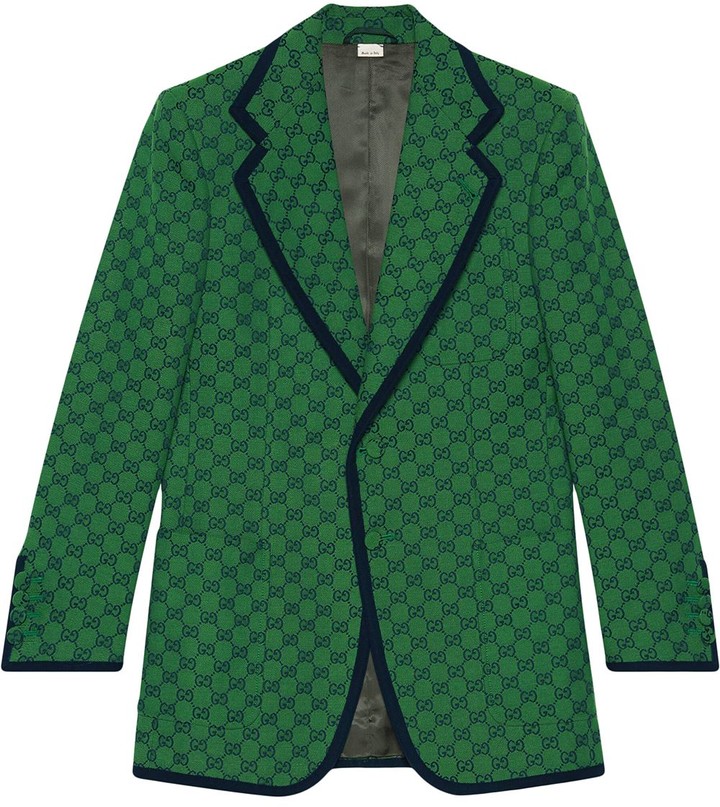 gucci green blazer