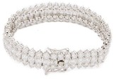 Thumbnail for your product : Kenneth Jay Lane Three Row Tennis Bracelet