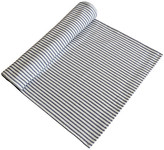 Thumbnail for your product : One Kings Lane Vintage Blue-Gray & Ivory Ticking Table Runner
